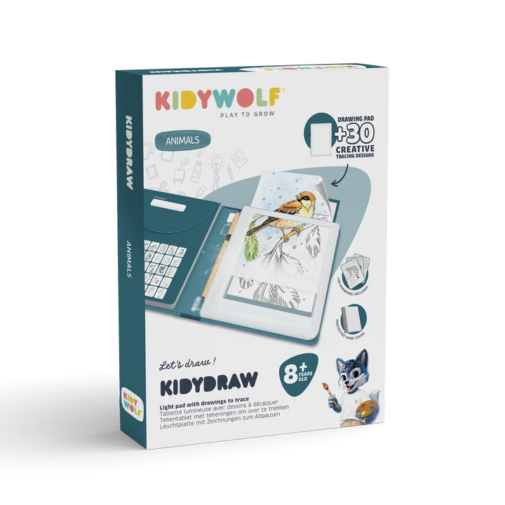 Kidydraw Pad Illuminated Drawing Tablet - Animals