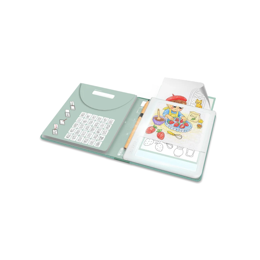 Kidydraw Pad Illuminated Drawing tablet - Food Around the World
