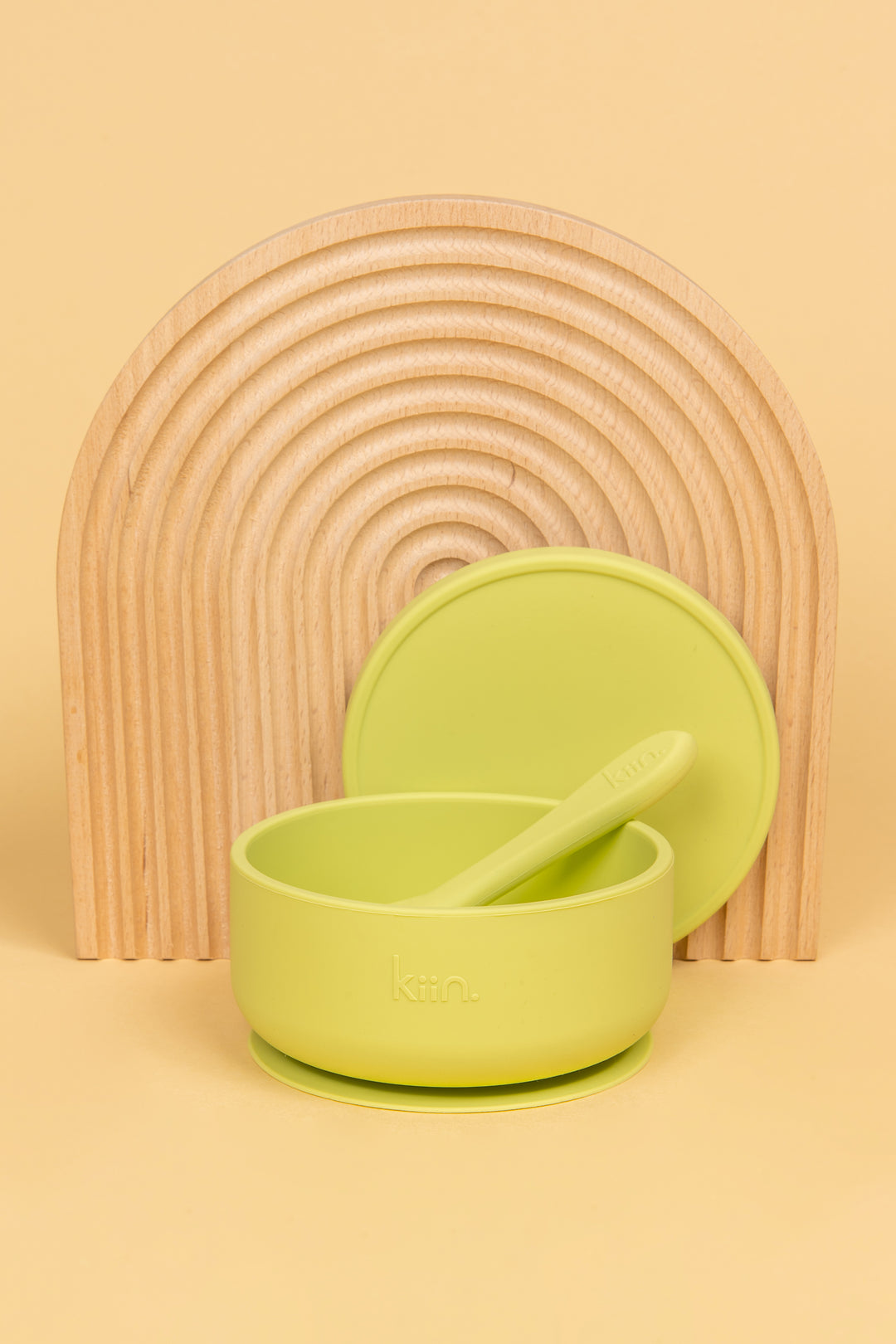 Kiin Silicone Suction Bowl, Lid + Spoon Set - Assorted