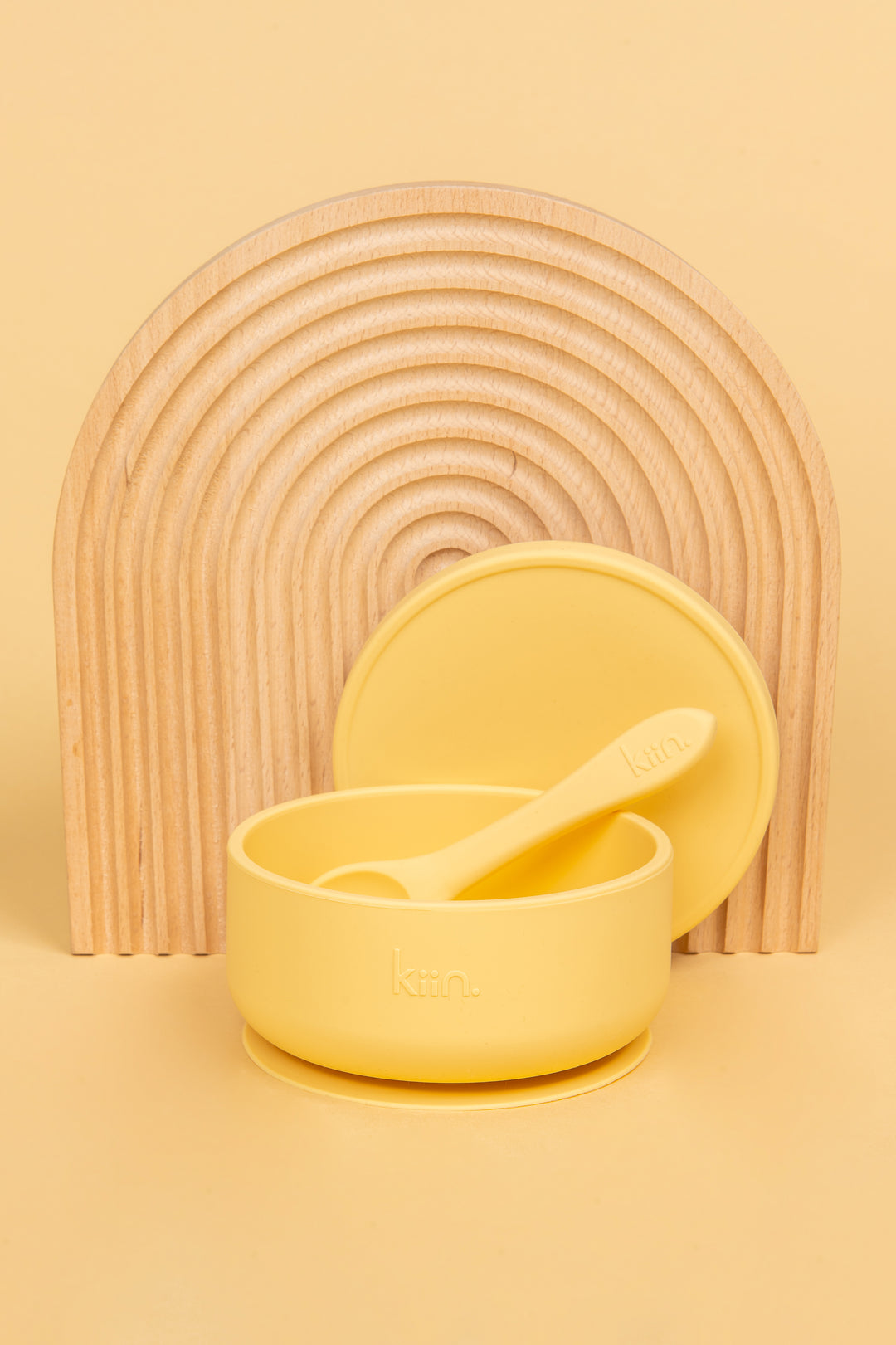 Kiin Silicone Suction Bowl, Lid + Spoon Set - Assorted
