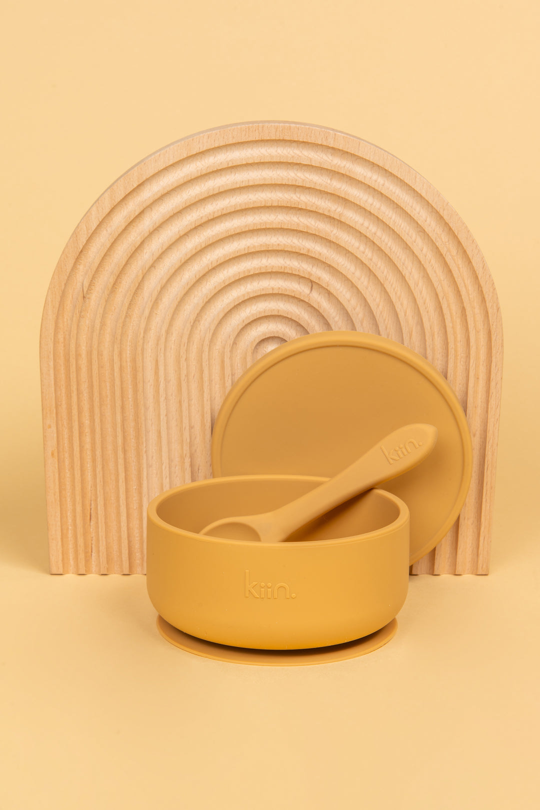 Kiin Silicone Suction Bowl, Lid + Spoon Set - Assorted