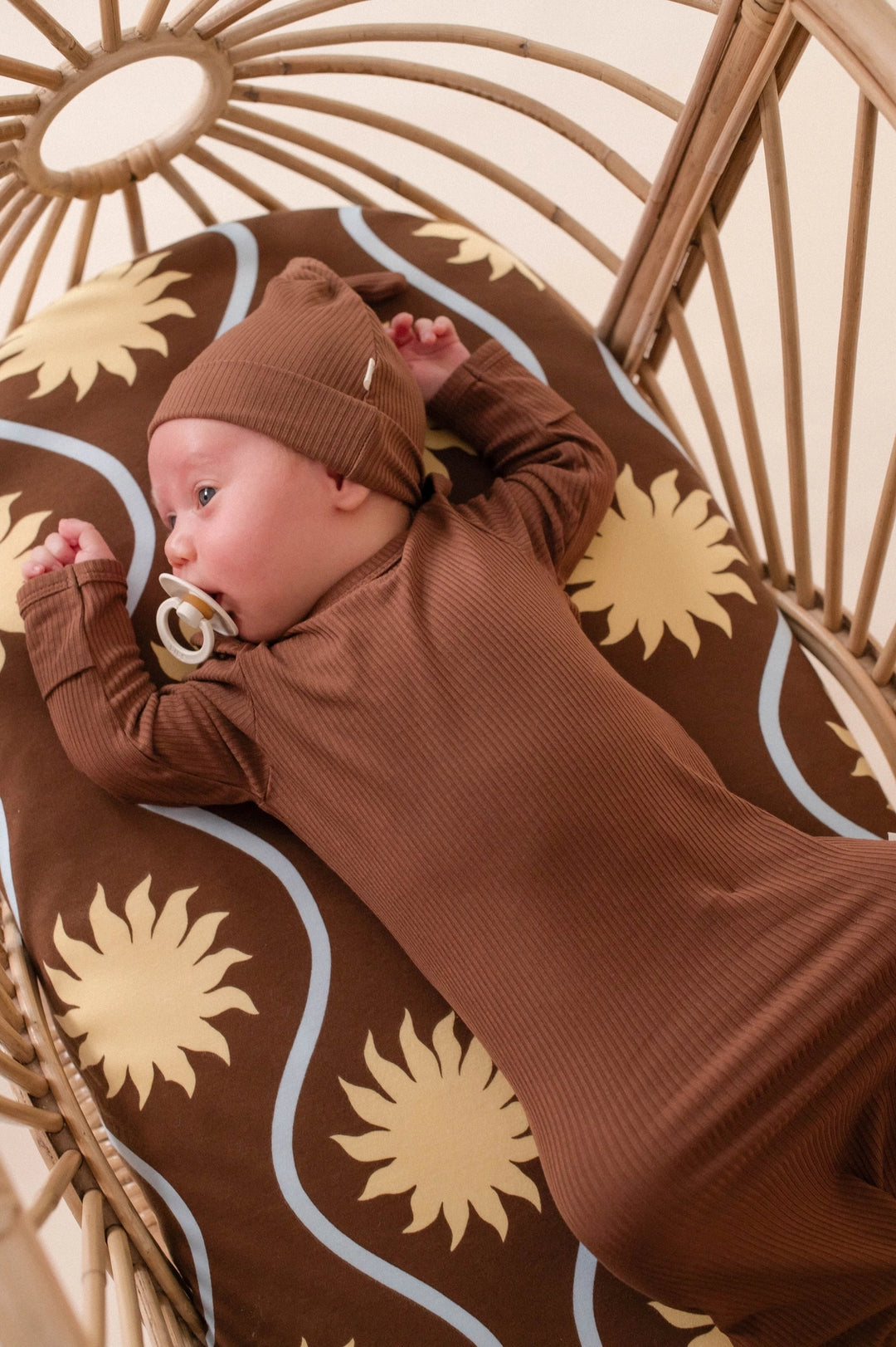 Kiin Organic Bamboo Cotton Change Pad & Bassinet Sheet - Solace