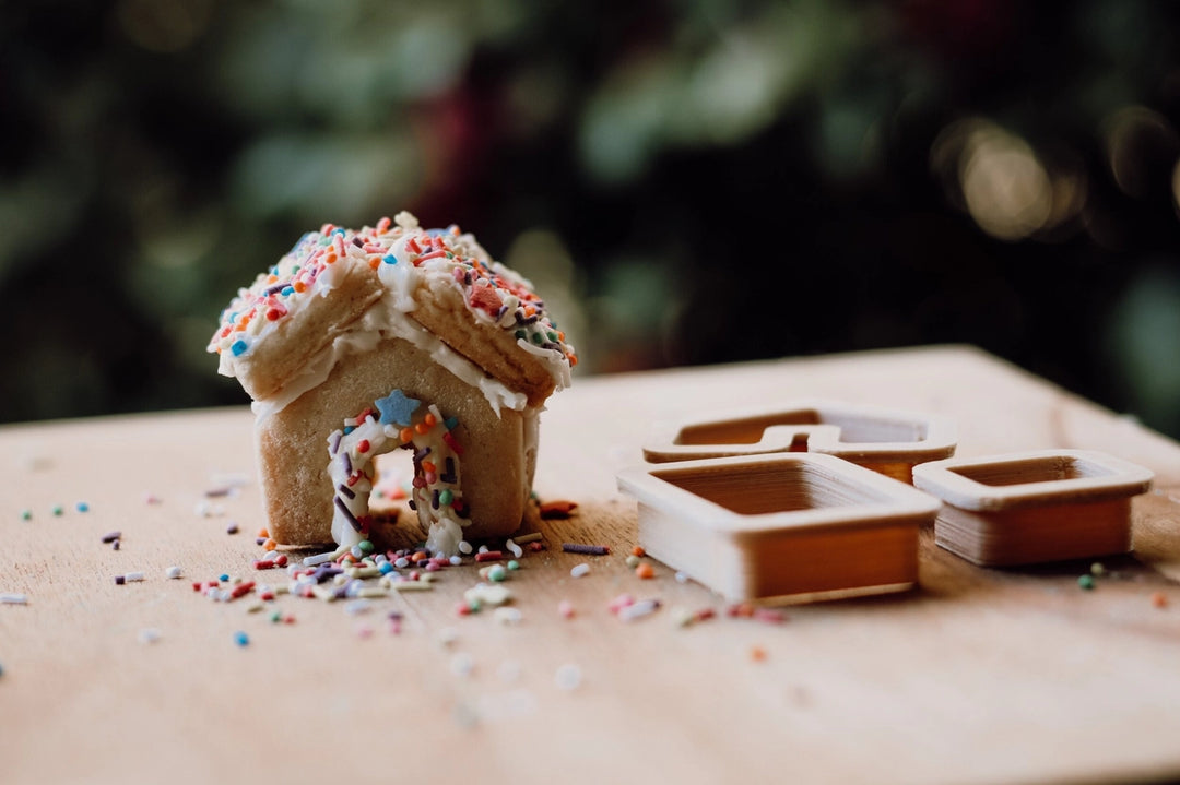 Gingerbread House Playdough/Sensory Play Eco Cutter™ Set