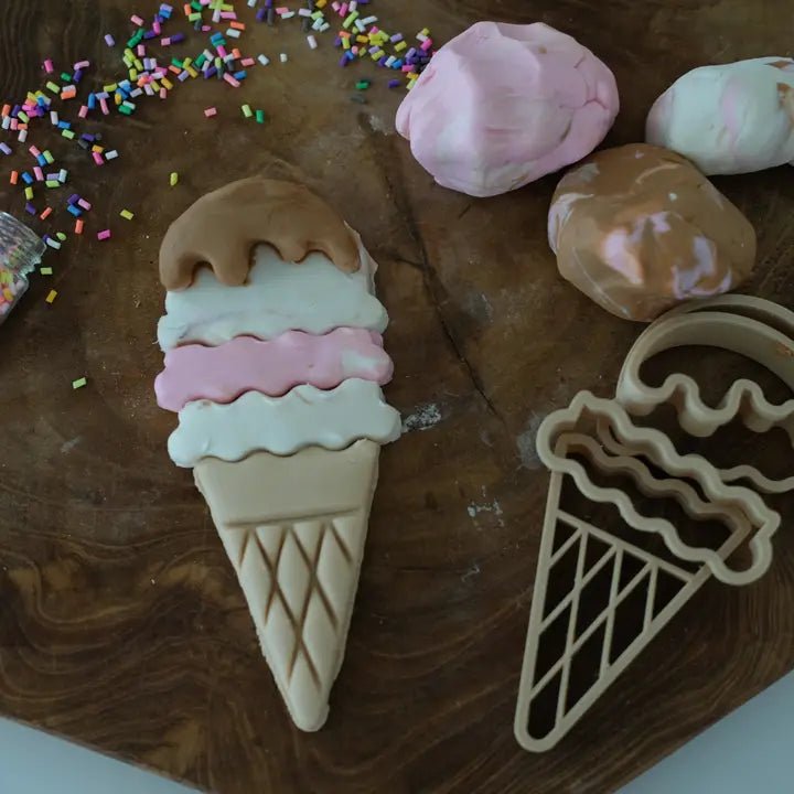 Ice Cream Playdough/Sensory Play Eco Cutter™ Set