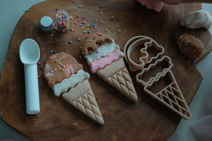 Ice Cream Playdough/Sensory Play Eco Cutter™ Set