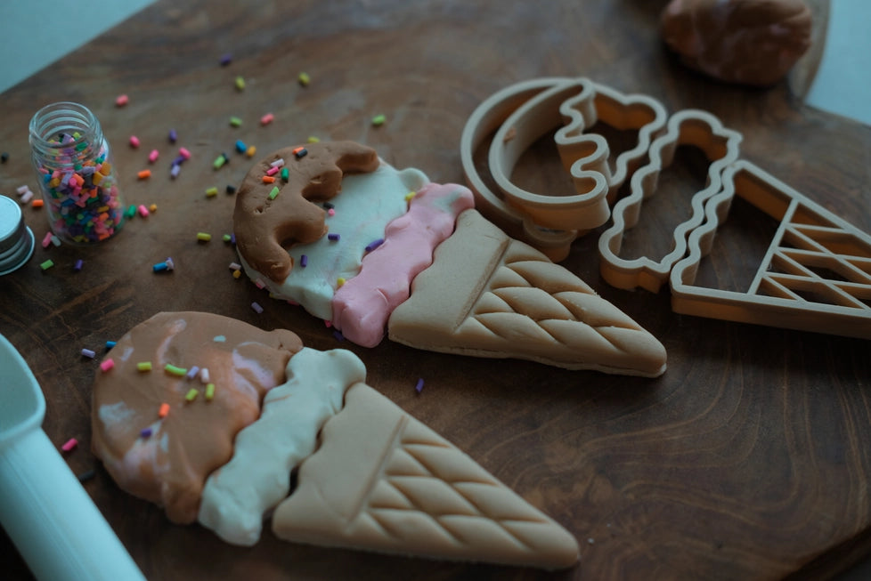 Ice Cream Playdough/Sensory Play Eco Cutter™ Set