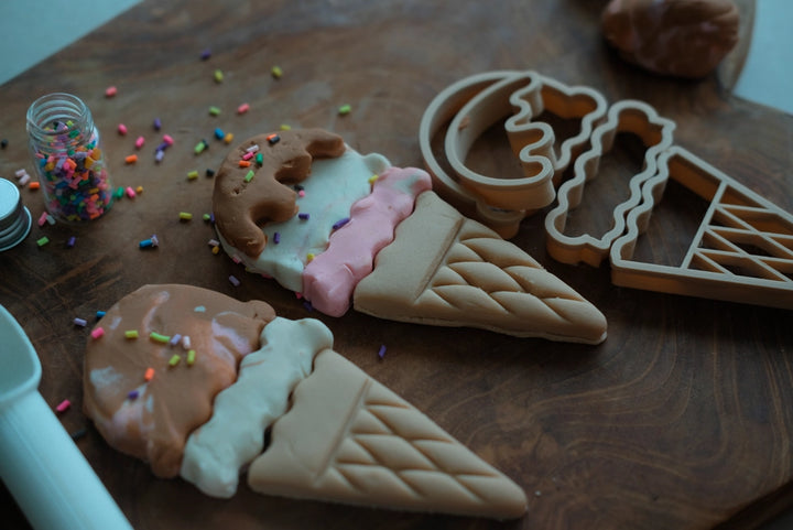 Ice Cream Playdough/Sensory Play Eco Cutter™ Set