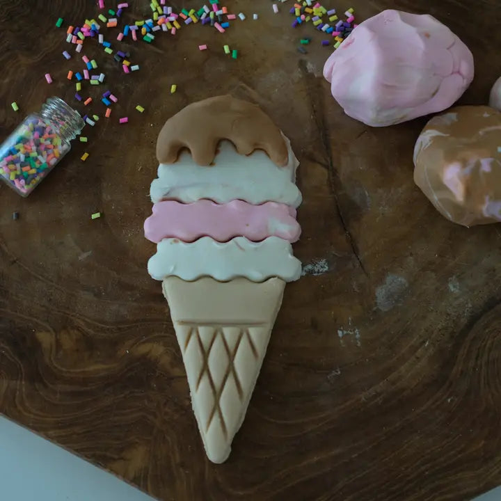 Ice Cream Playdough/Sensory Play Eco Cutter™ Set
