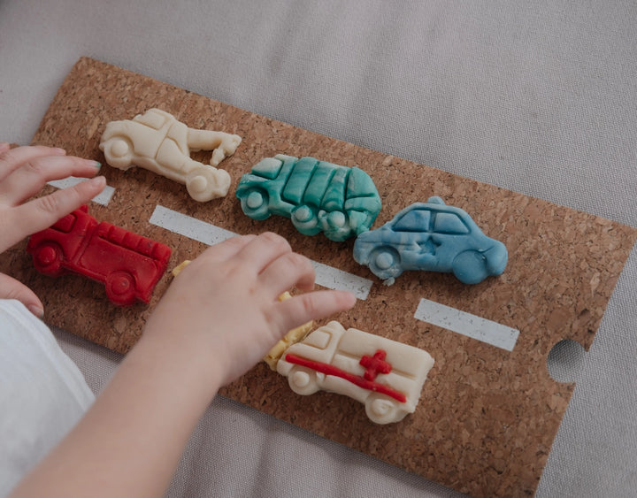 Service Vehicles Playdough/Sensory Play Eco Cutter™ Set