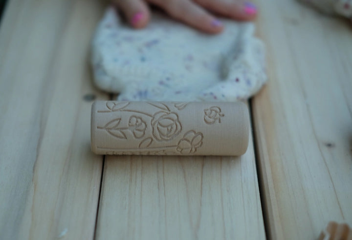 Flower Playdough/Sensory Play Roller