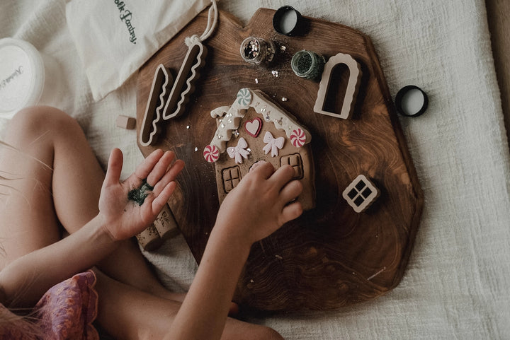 Gingerbread House Playdough Decorating Kit