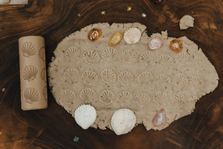 Shell Playdough/Sensory Play Roller