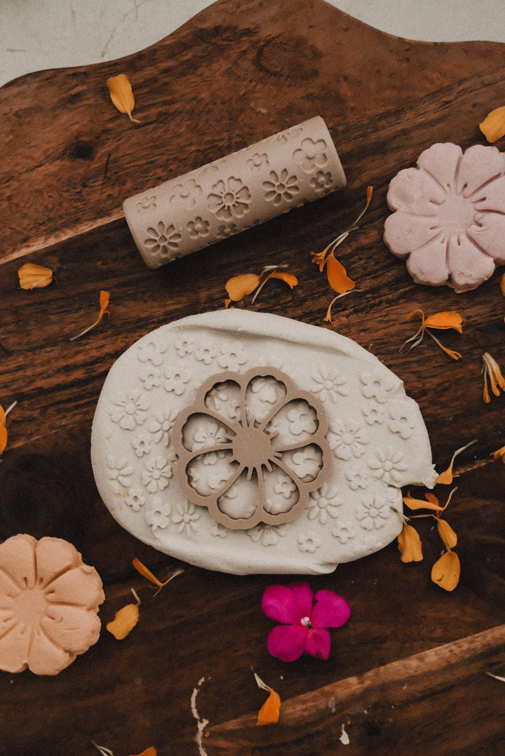 Wildflower Playdough/Sensory Play Roller