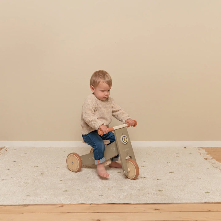 Little Dutch Wooden Tricycle - Olive