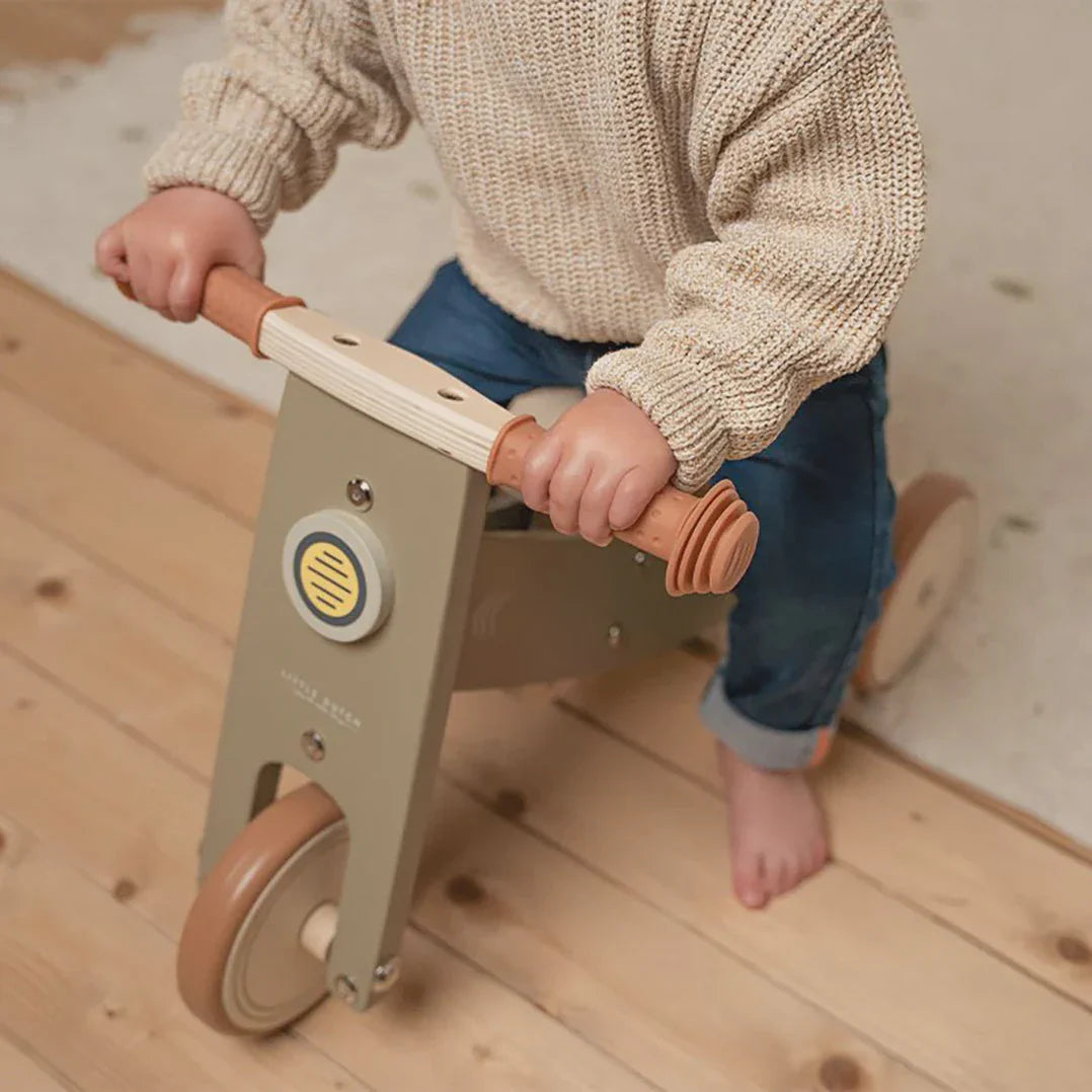 Little Dutch Wooden Tricycle - Olive