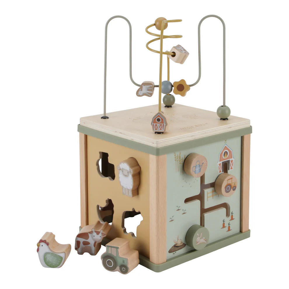 Little Farm Wooden Activity Cube