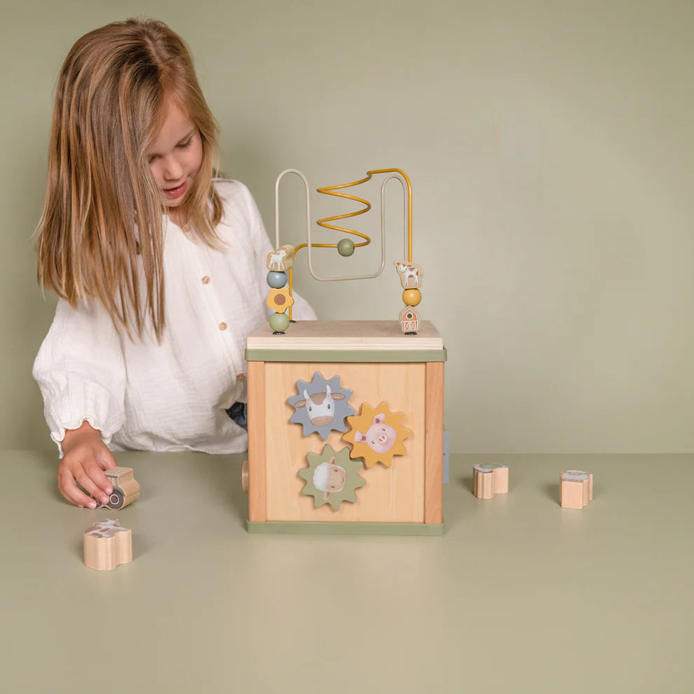 Little Farm Wooden Activity Cube