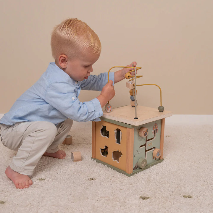 Little Farm Wooden Activity Cube