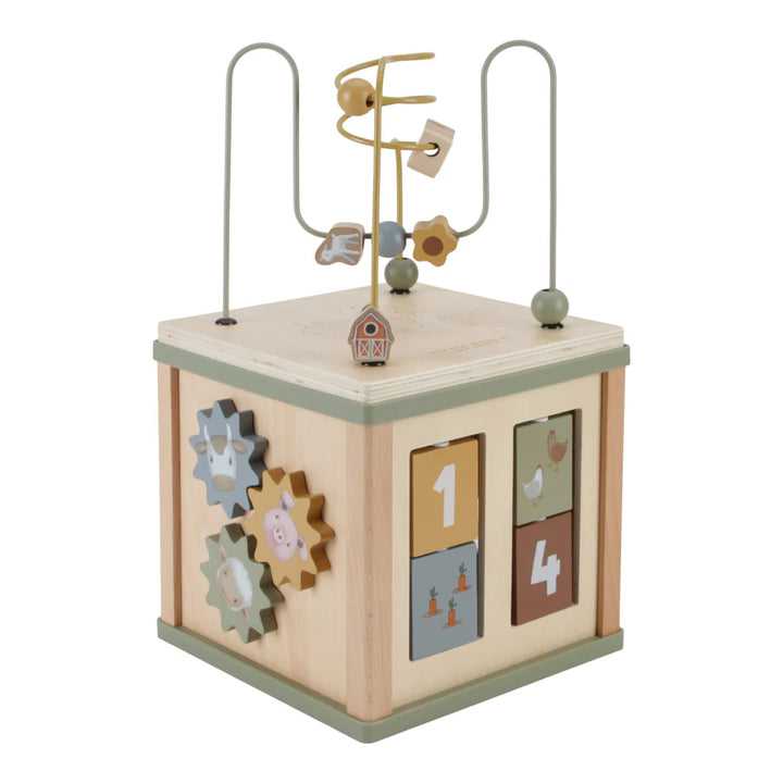 Little Farm Wooden Activity Cube