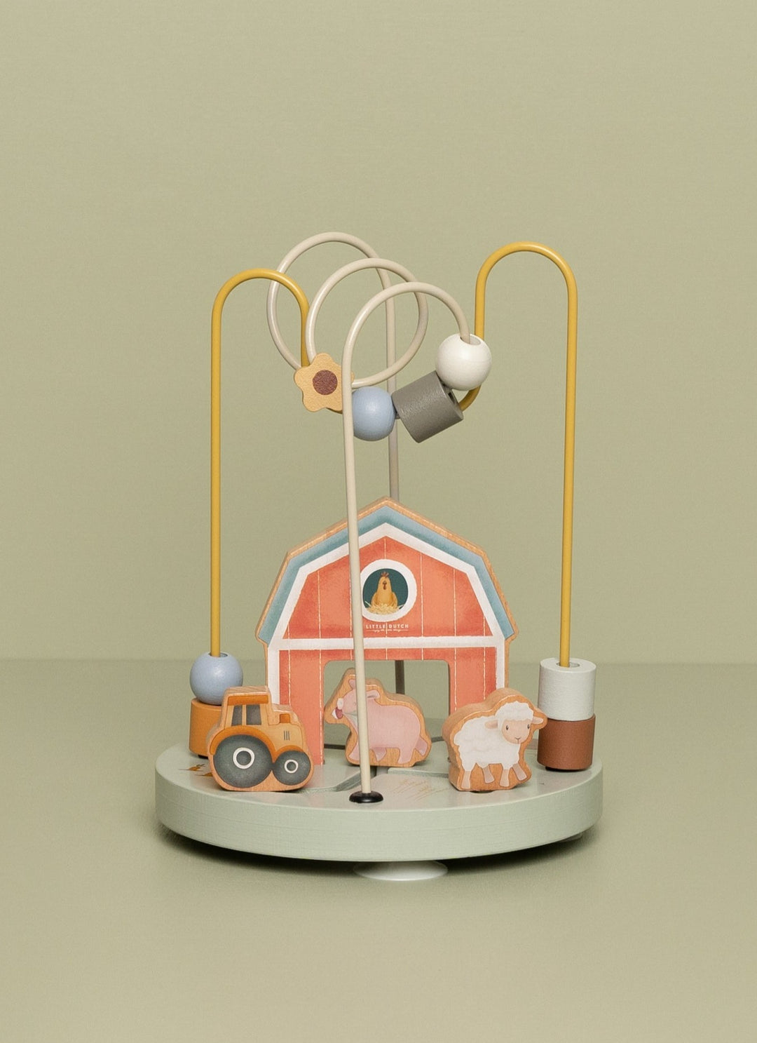Little Farm Wooden Farmhouse Activity Spiral