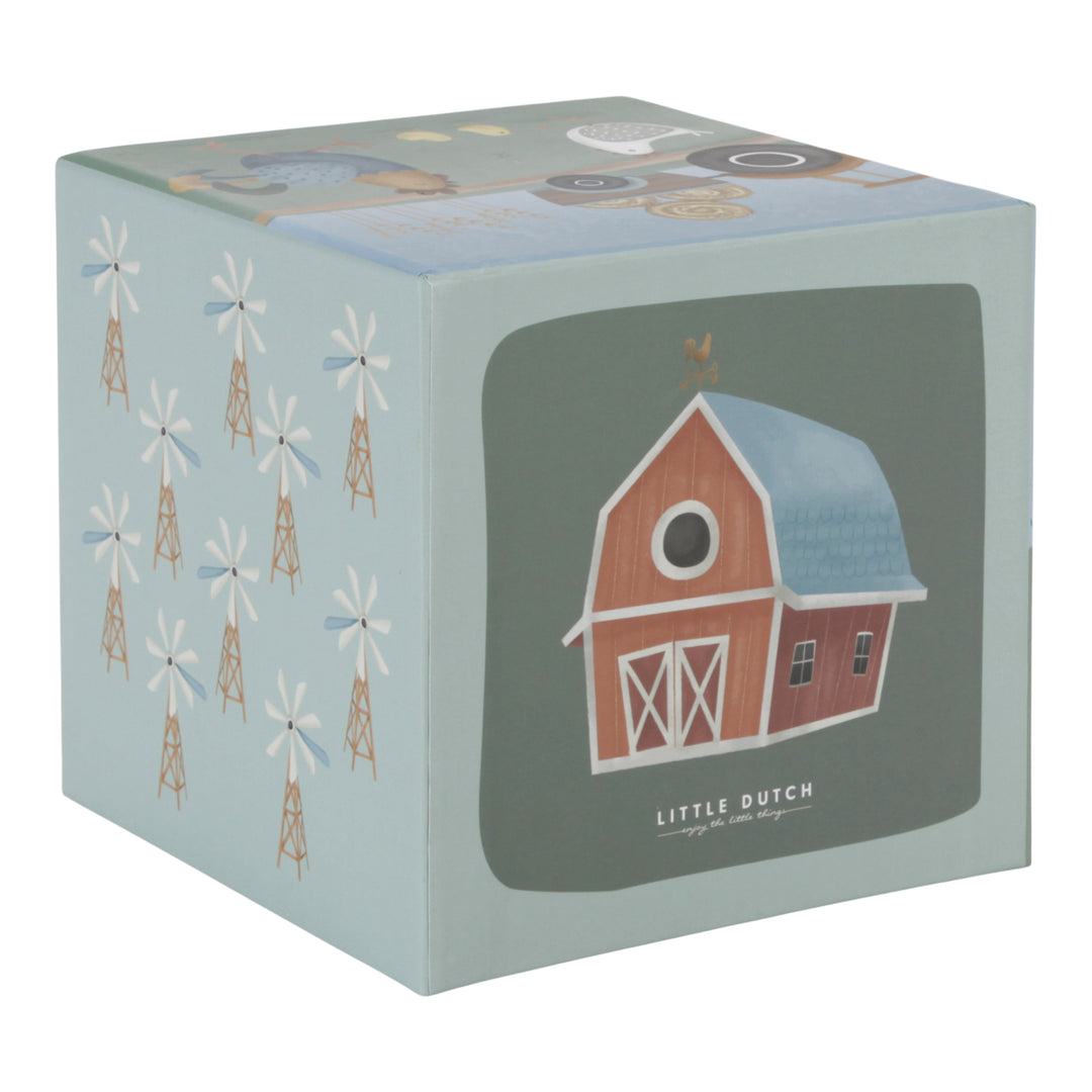Little Farm 10 Piece Cardboard Building Blocks