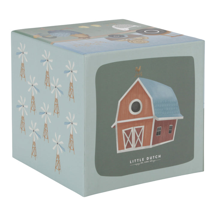 Little Farm 10 Piece Cardboard Building Blocks