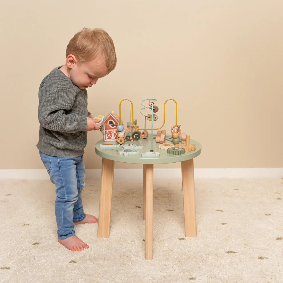 Little Farm Wooden Activity Play Table