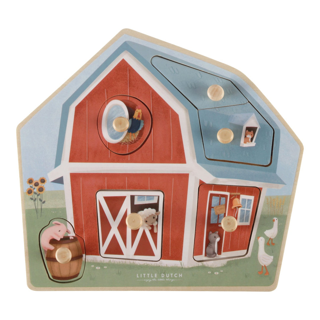 Little Farm Wooden Farmhouse Puzzle