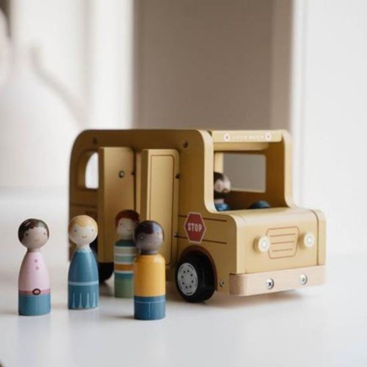 Little Dutch Wooden School Bus