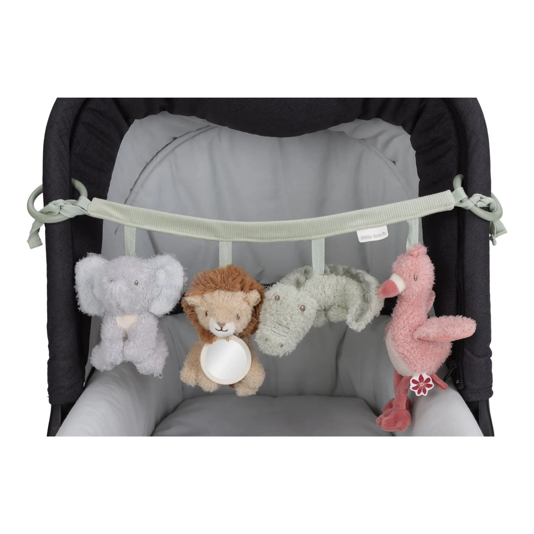 Little Dutch Safari Friends Stroller Toy Chain