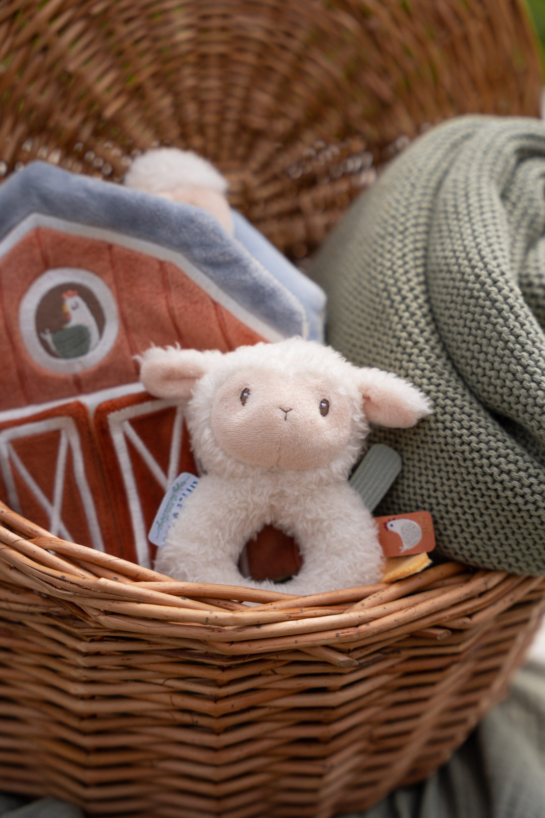 Little Farm Sheep Ring Rattle