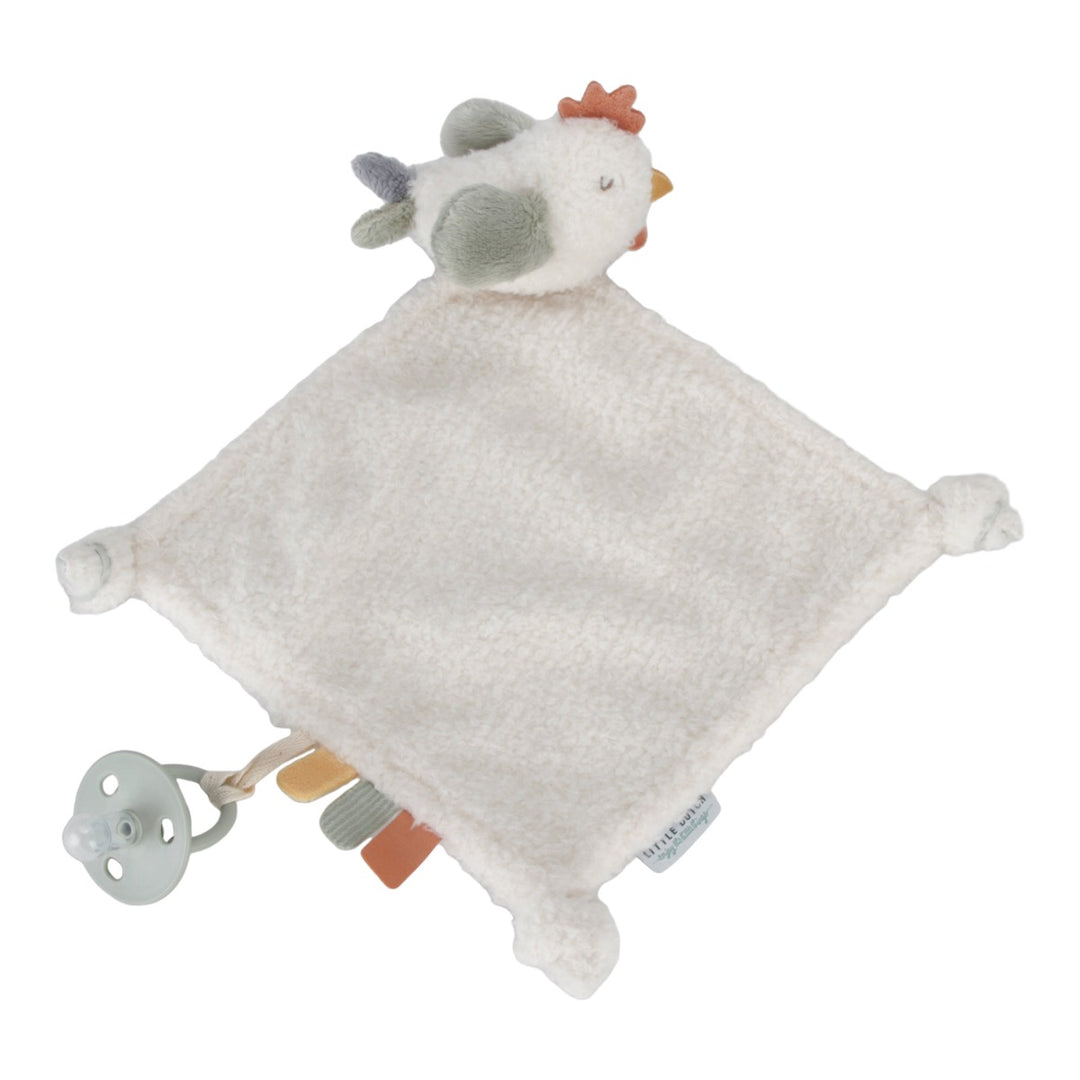 Little Farm Cuddle Cloth Chicken Comforter