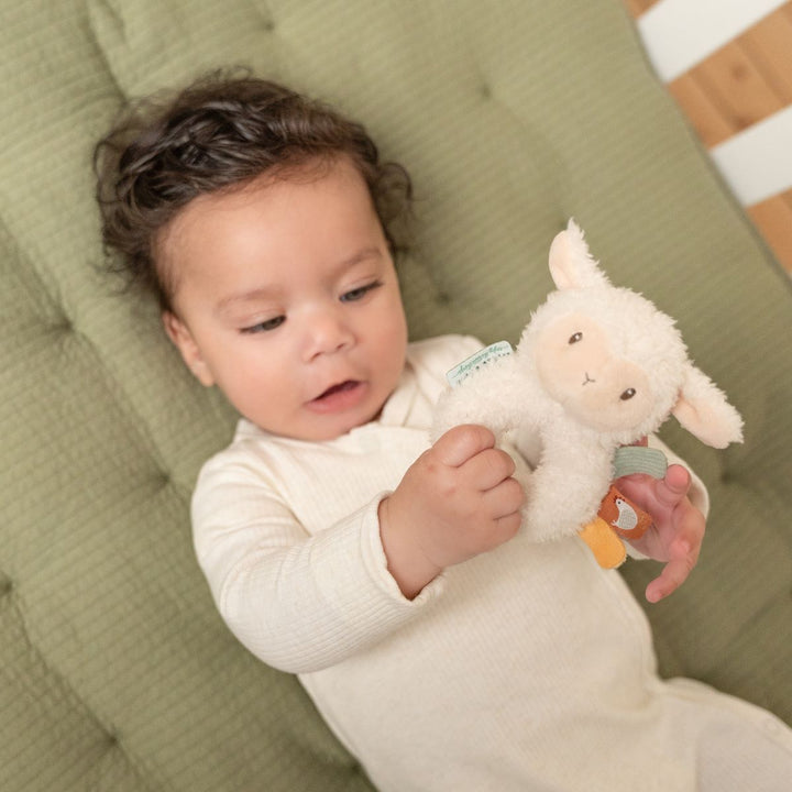 Little Farm Sheep Ring Rattle