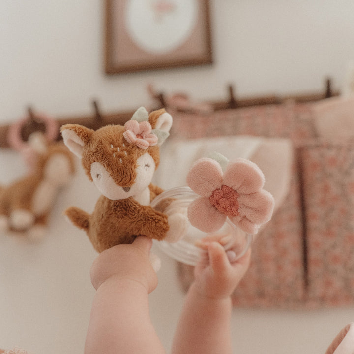 Fairy Garden Deer Ring Rattle