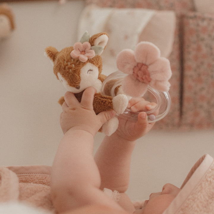 Fairy Garden Deer Ring Rattle