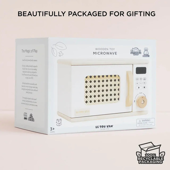 Le Toy Van Wooden Microwave Set