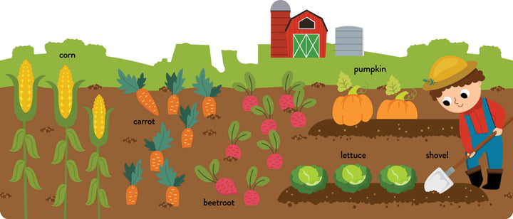 My First Words  On the Farm Chunky Scenes Board Book