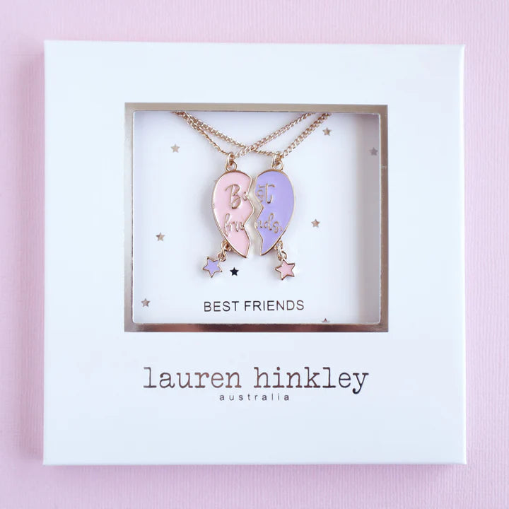 Lauren Hinkley Forever Heart Best Friends 2 Piece Necklace Set