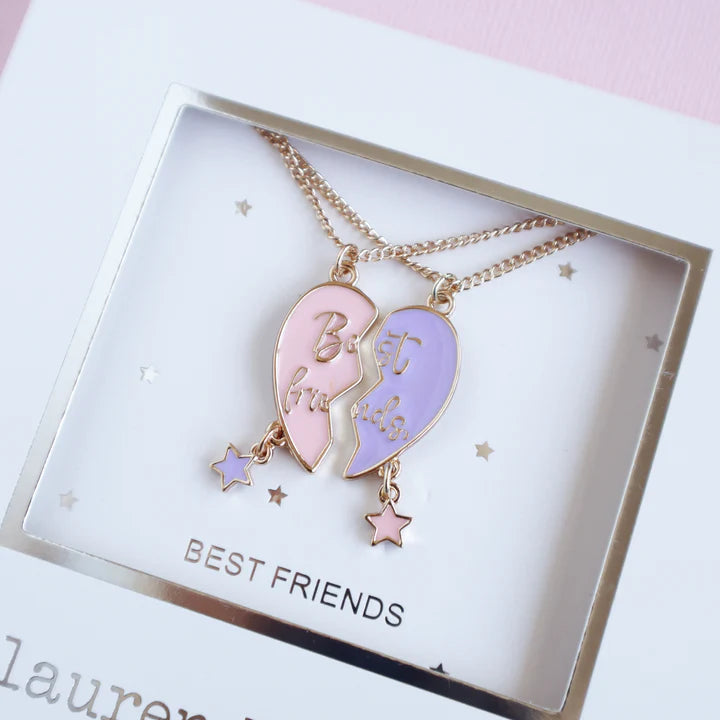 Lauren Hinkley Forever Heart Best Friends 2 Piece Necklace Set
