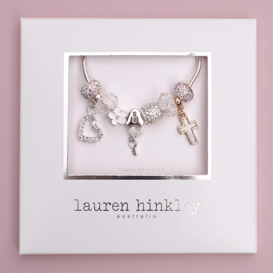 Lauren Hinkley Cross Charm Bracelet
