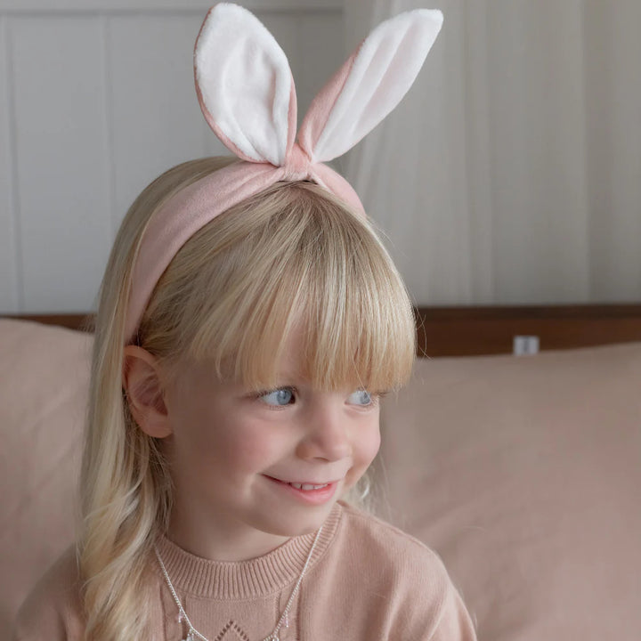 Lauren Hinkley Pink Velvet Bunny Headband