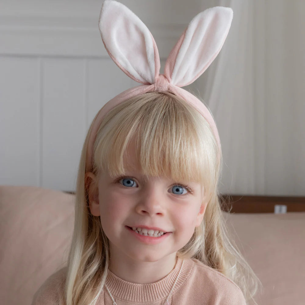 Lauren Hinkley Pink Velvet Bunny Headband
