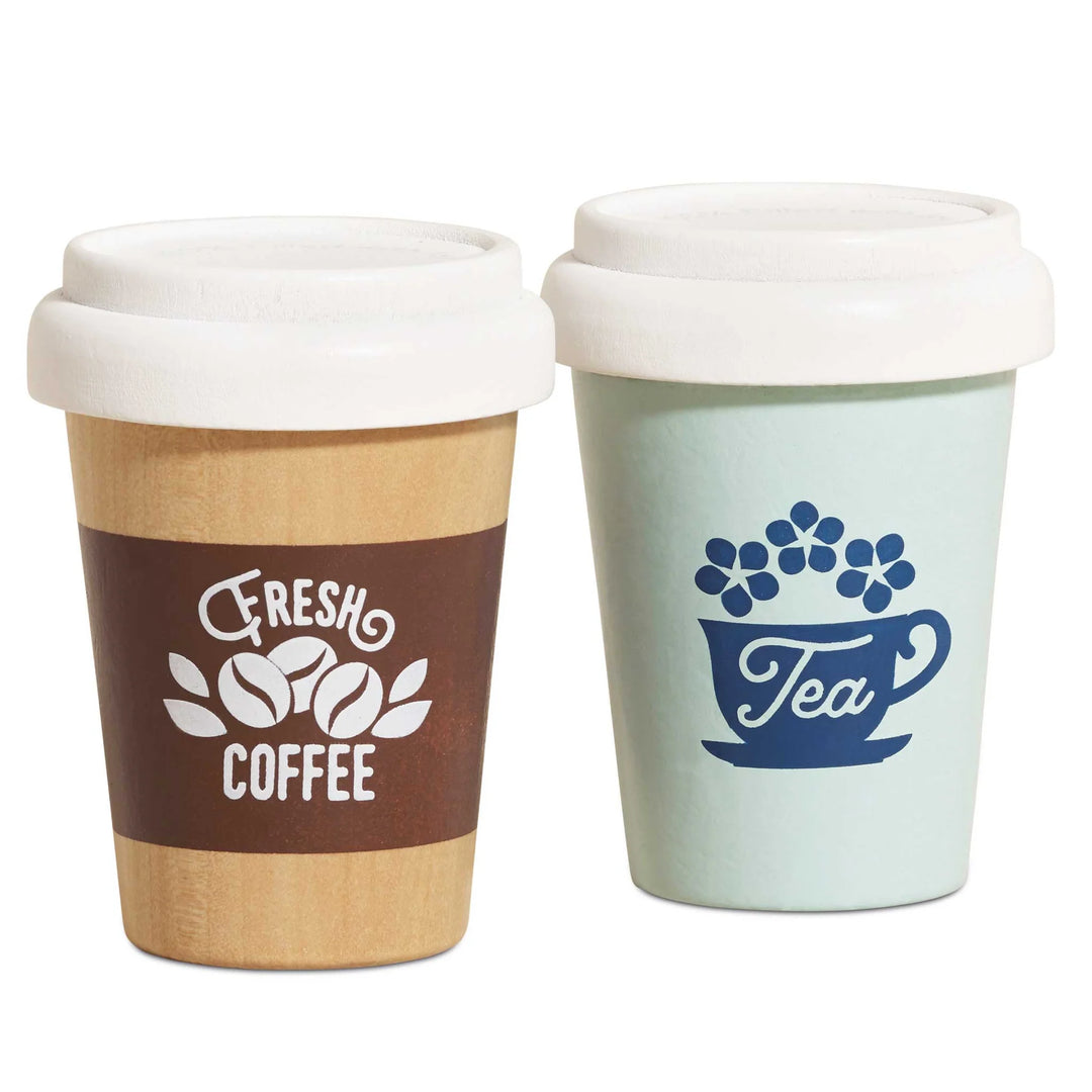 Le Toy Van Wooden Tea & Coffee Re-Useable Eco Cup Set