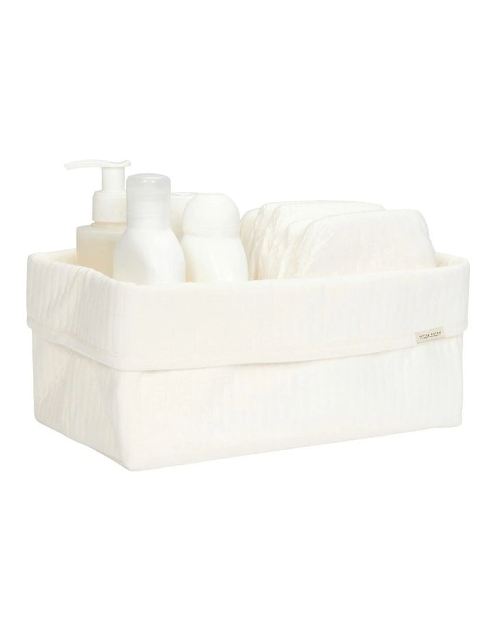 Little Dutch Large Storage Basket - Soft White