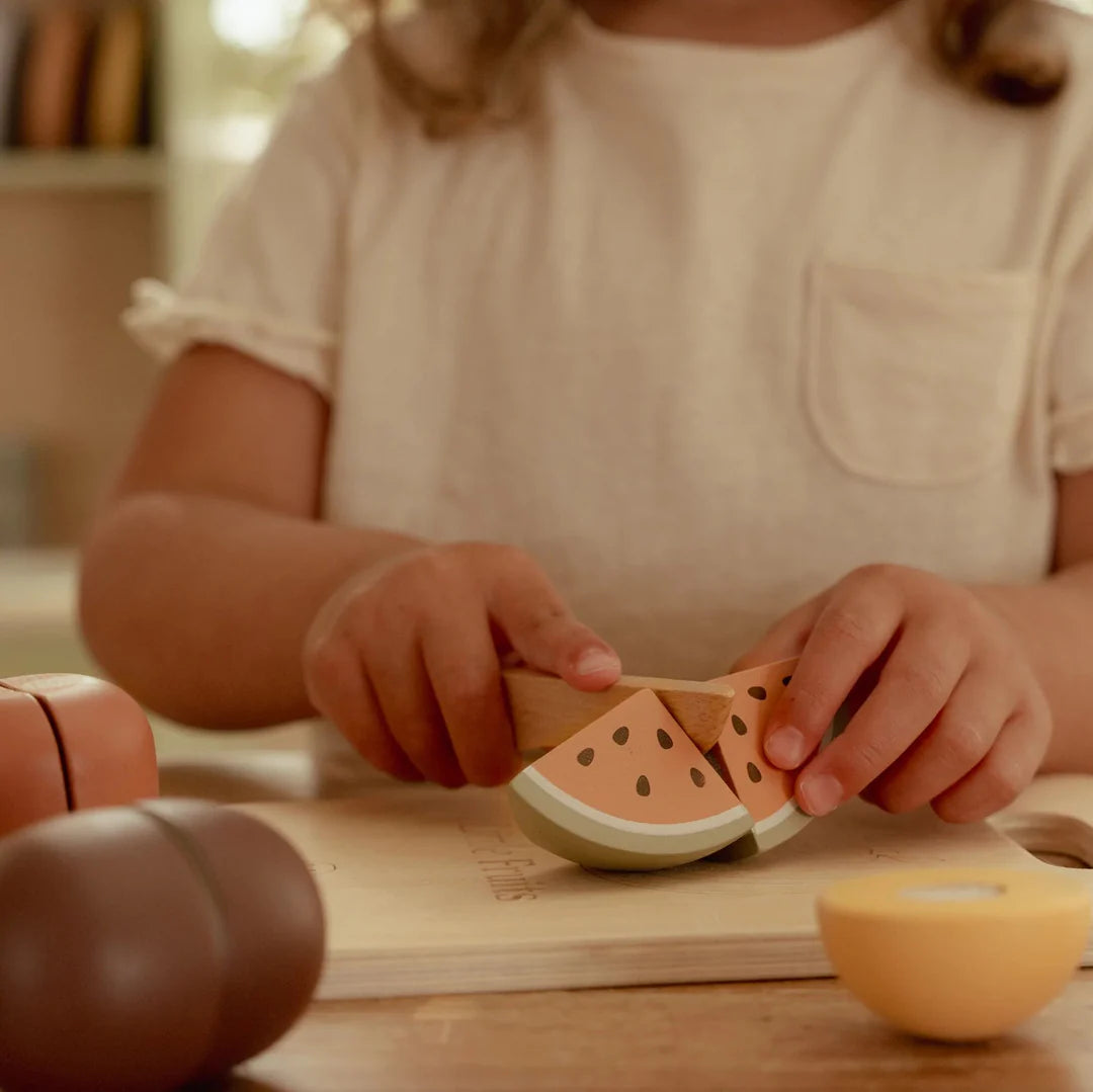 Little Dutch Wooden Cutting Fruit Set