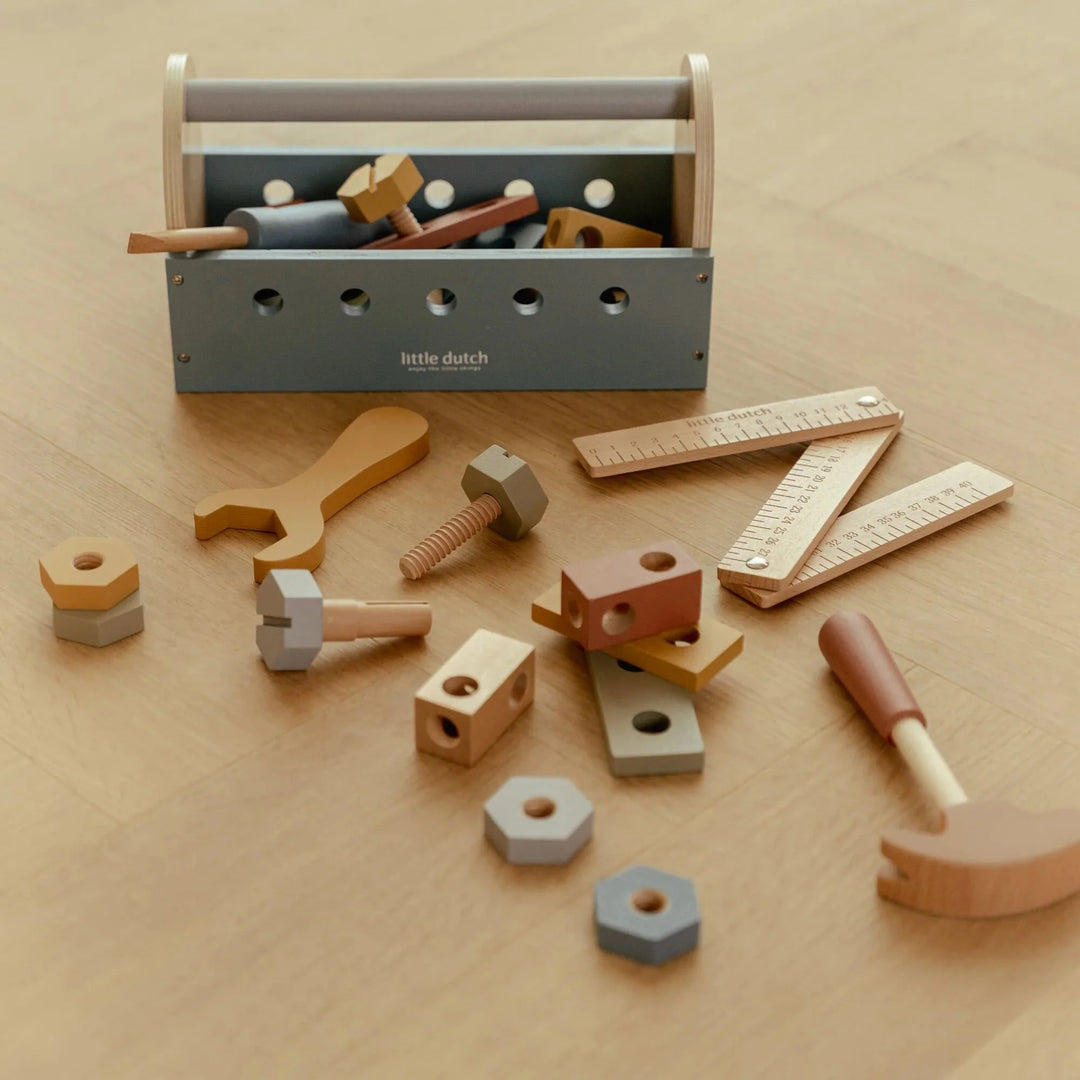 Little Dutch Wooden Toolbox Set
