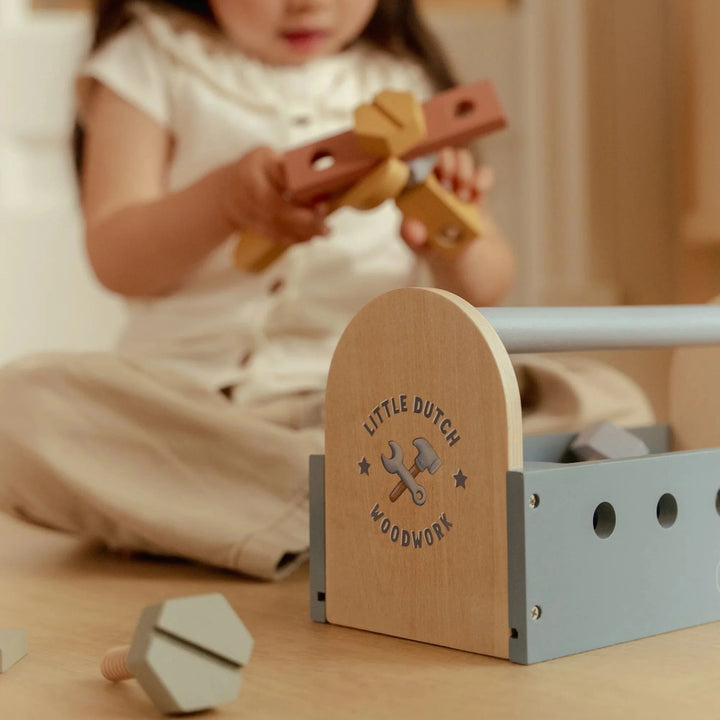 Little Dutch Wooden Toolbox Set