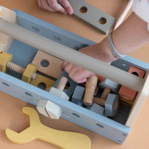 Little Dutch Wooden Toolbox Set