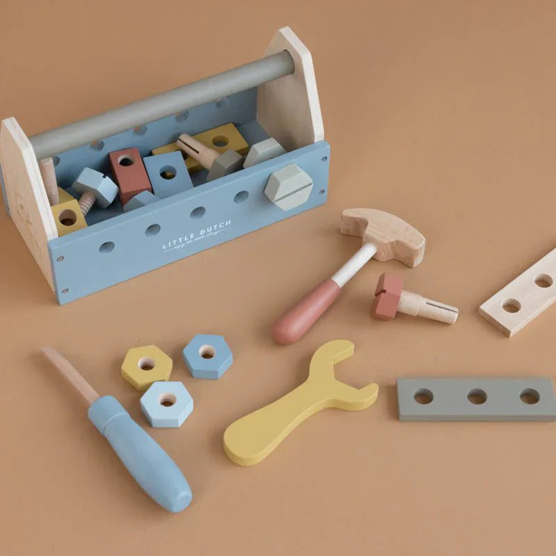 Little Dutch Wooden Toolbox Set