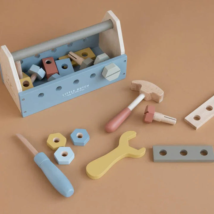 Little Dutch Wooden Toolbox Set